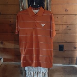 Mens Texas Longhorn short sleeved polo